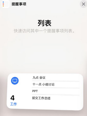 洛浦苹果14维修店分享iPhone14如何设置主屏幕显示多个不同类型提醒事项 洛浦苹果14维修店分享iPhone14如何设置主屏幕显示多个不同类型提醒事项