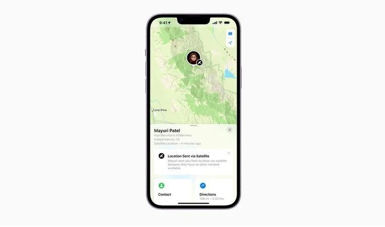 洛浦苹果14维修分享iPhone14系列中 FindMy功能通过卫星分享位置方法教程 