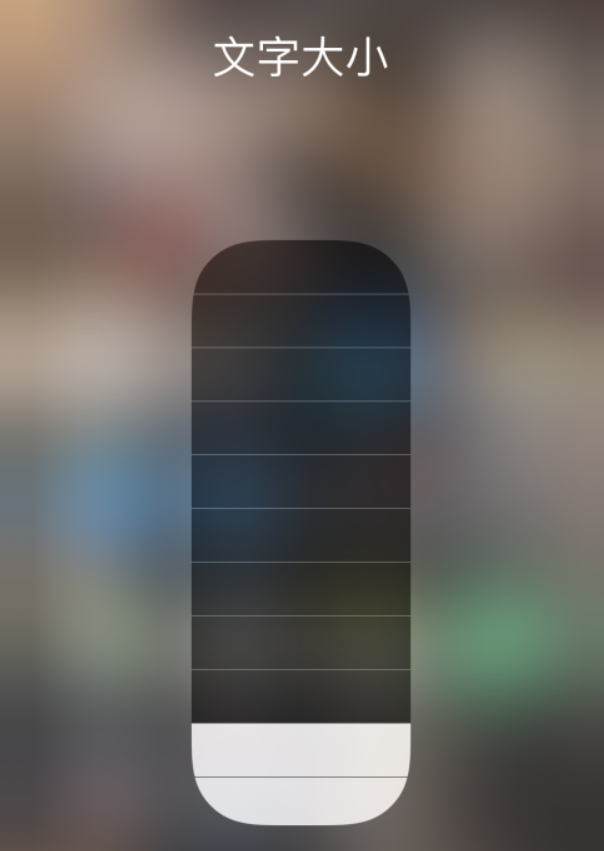 洛浦苹果手机维修分享小技巧：在 iPhone 控制中心快速调节字体大小 