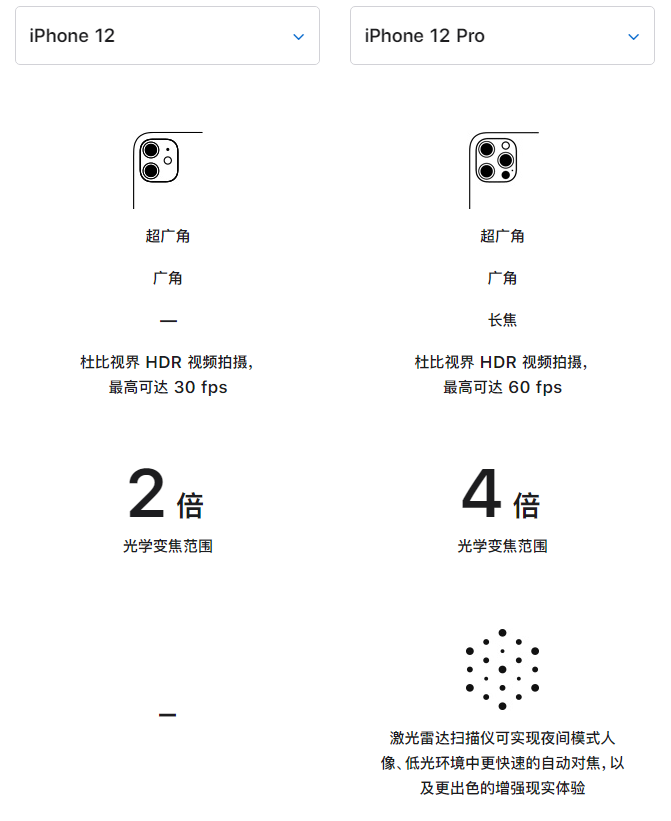 洛浦苹果手机维修分享苹果 iPhone 12 与 iPhone 12 Pro 选哪款 